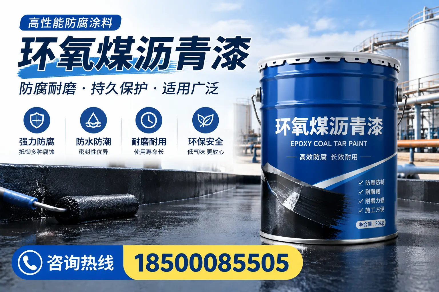 环氧煤沥青漆与传统涂料的对比,哪种更适合营口?